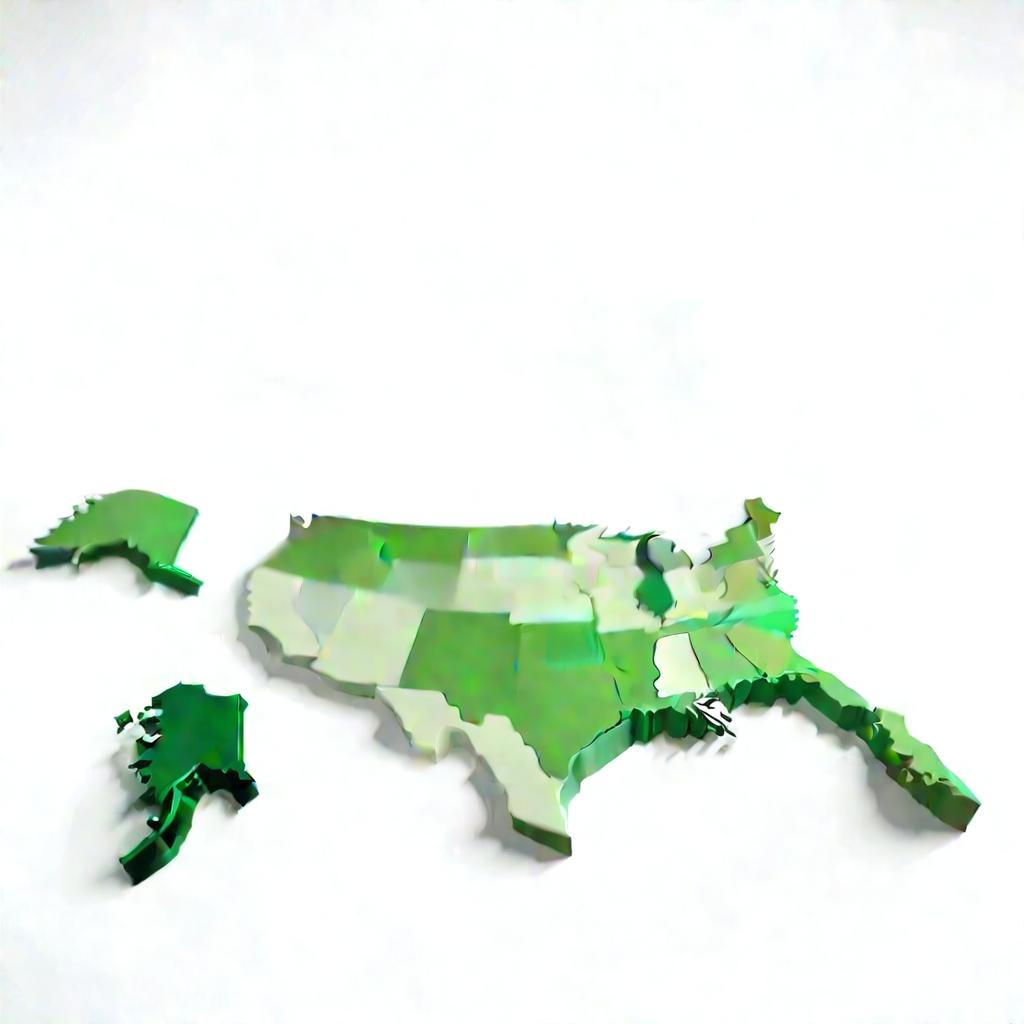 US state cannabis laws map